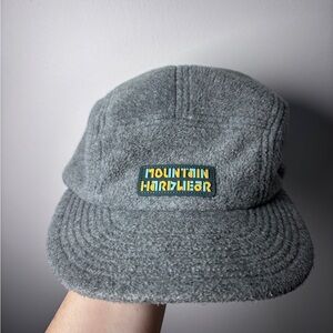 Mountain Hardwear 5 Panel Tomomi Fleece Camp Hat Cap Women's Gray Gorpcore